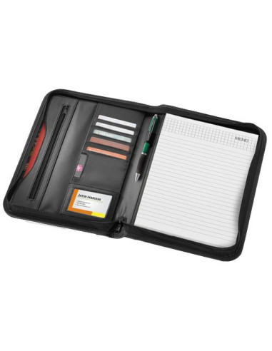Portadocumenti A4 con cerniera Ebony