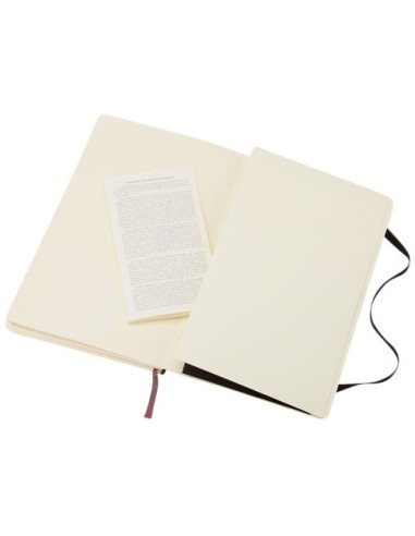 Blocco note con copertina morbida - a righe...