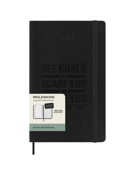 Agenda settimanale 12 mesi formato L con copertina morbida - lingua tedesca Moleskine