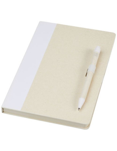 Set blocco note formato A5 e penna a sfera...