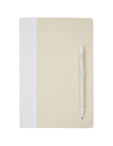 Set blocco note formato A5 e penna a sfera...