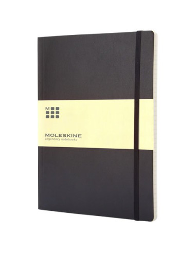 Blocco note con copertina morbida - a righe...