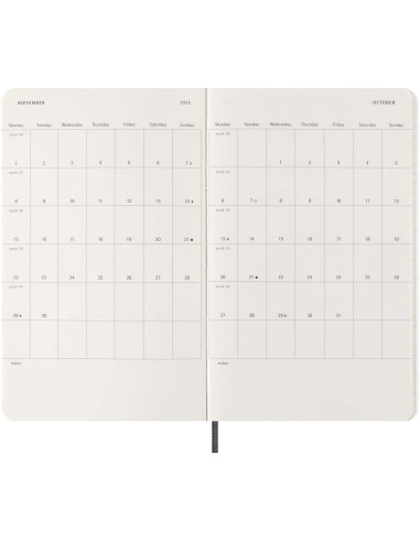Agenda settimanale formato L 12 mesi con...