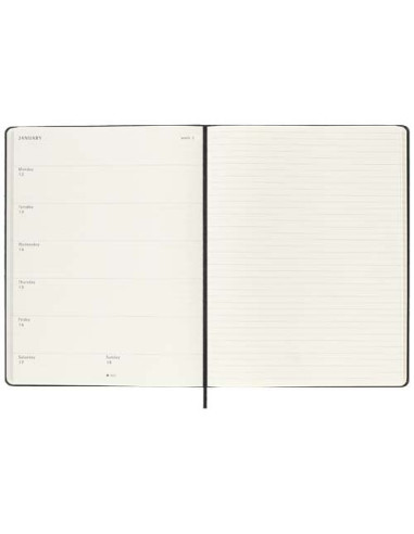 Agenda settimanale 12 mesi XL con copertina...