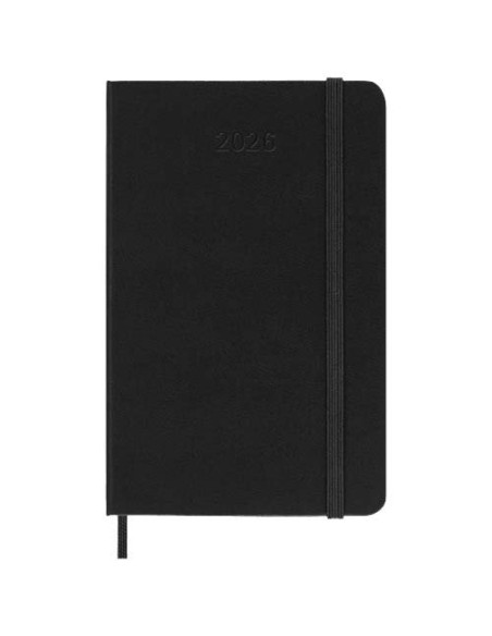 Agenda giornaliera tascabile 12 mesi con copertina rigida Moleskine