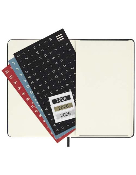 Agenda giornaliera tascabile 12 mesi con copertina rigida Moleskine