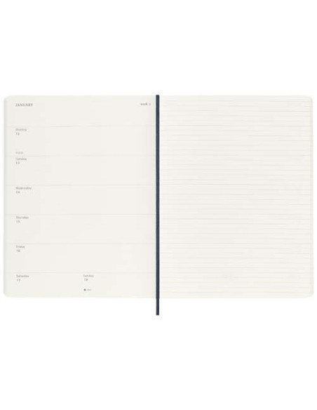 Blocco note 12 mesi formato XL con copertina morbida Moleskine