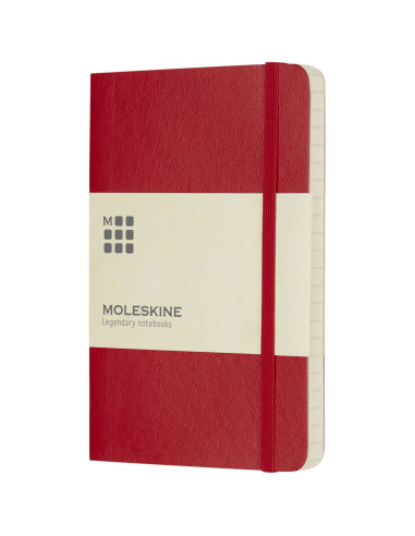 Blocco note con copertina morbida - a righe...