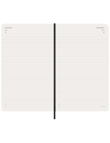 Agenda giornaliera 12 mesi con copertina...