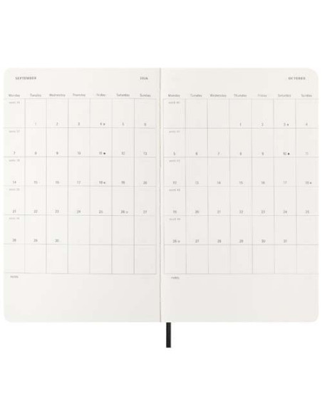 Agenda giornaliera 12 mesi con copertina morbida Moleskine