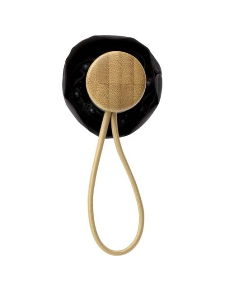 Set regalo con blocco note formato A5 con copertina rigida e penna a sfera Carmen-inchiostro nero