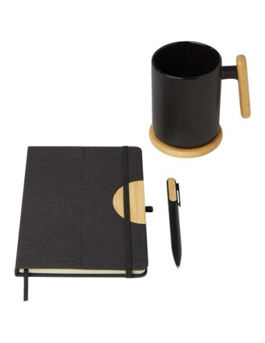 Set regalo con blocco note formato A5 con...