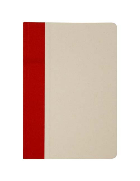 Blocco note formato A5 con copertina rigida in carta derivante dalla canna da zucchero Liliana