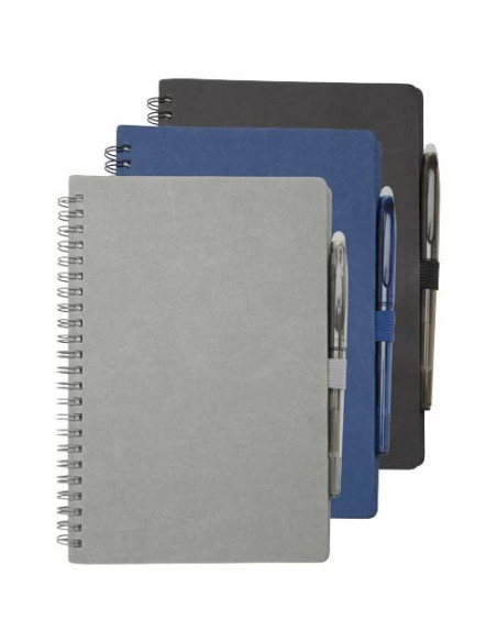 Set di blocco note con copertina rigida e penna Slate