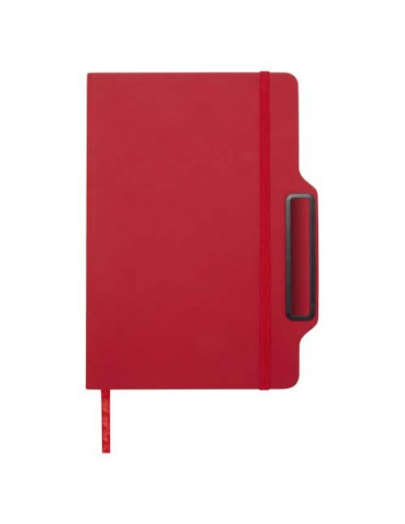 Blocco note formato A5 con copertina rigida e combinazione di penna e matita Nexus