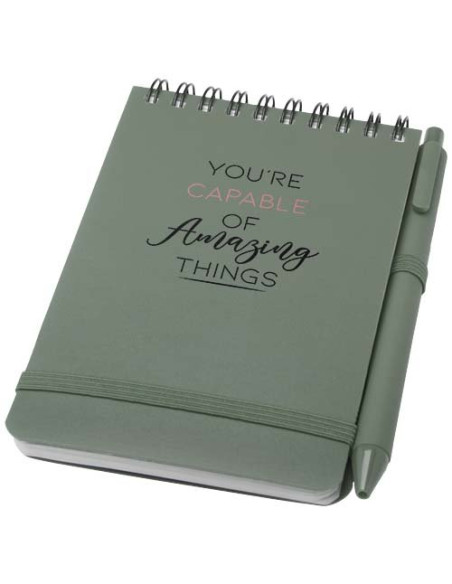 Blocco note formato A6 con copertina rigida in plastica
