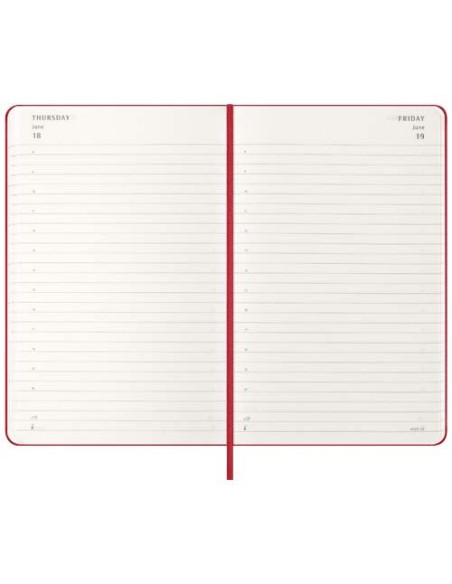 Agenda giornaliera 12 mesi con copertina rigida Moleskine