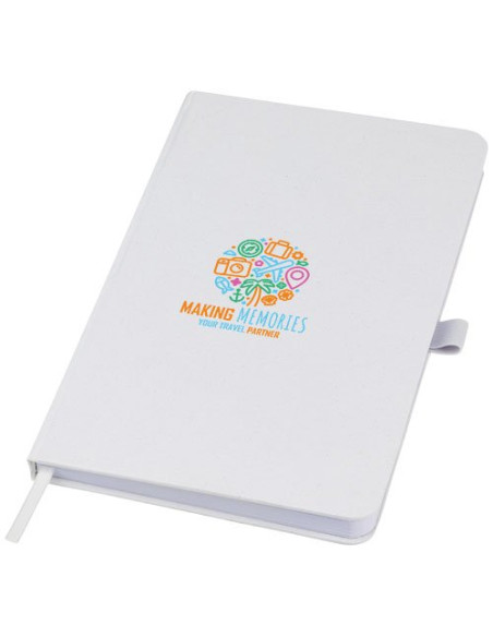 Blocco note con copertina rigida in carta crush Fabianna