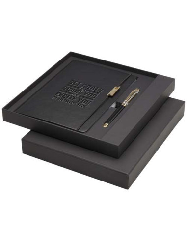 Set penne roller e blocco note in formato A5...
