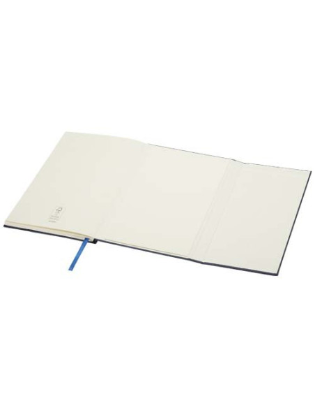 Blocco note formato A5 con copertina rigida in fibre di cuoio riciclate Alejandra