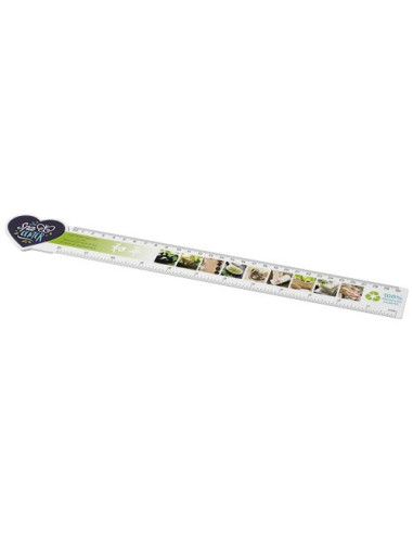 Righello da 30 cm in plastica riciclata a forma...
