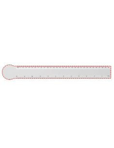 Righello da 30 cm in plastica riciclata a forma di...