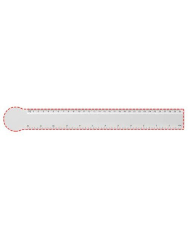 Righello da 30 cm in plastica riciclata a forma...
