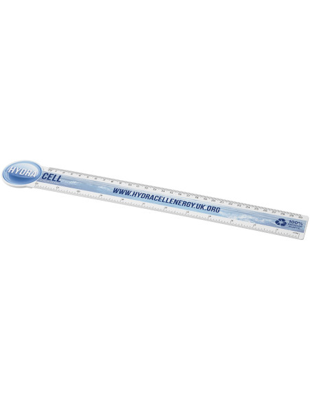 Righello da 30 cm in plastica riciclata a forma di cerchio Tait