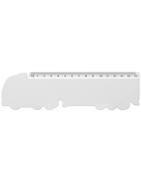 Righello da 15 cm in plastica riciclata a forma di camion Tait