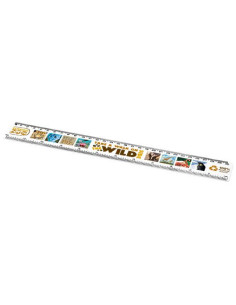 Righello da 30 cm in plastica riciclata Refari 2