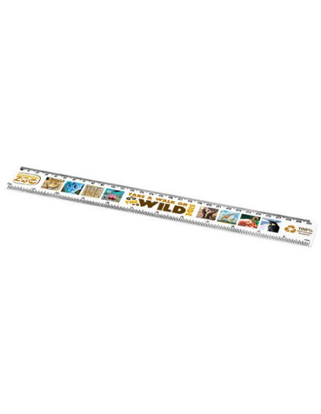 Righello da 30 cm in plastica riciclata Refari