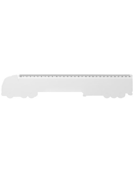Righello da 30 cm in plastica riciclata a forma di camion Tait