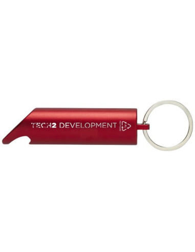 Portachiavi con torcia a LED e apribottiglie in...