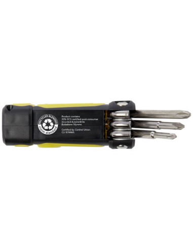Set di cacciaviti 8 in 1 con torcia in plastica...