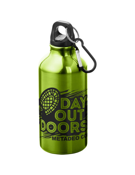 Borraccia sportiva in alluminio con moschettone da 400 ml Oregon