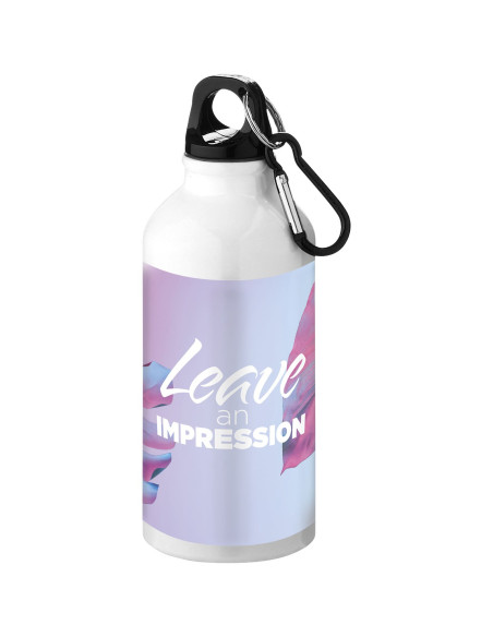 Borraccia sportiva in alluminio con moschettone da 400 ml Oregon
