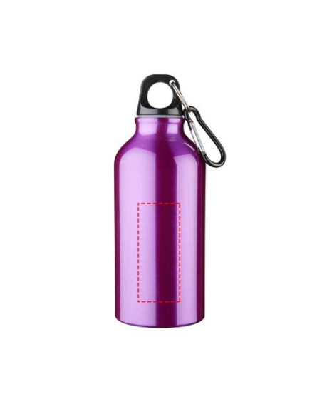 Borraccia sportiva in alluminio con moschettone da 400 ml Oregon