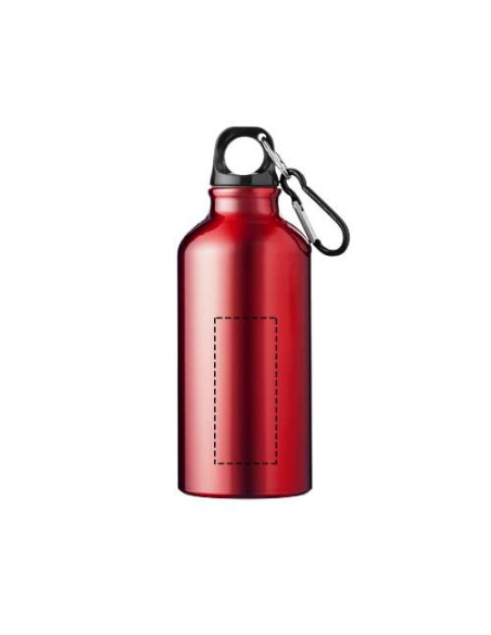 Borraccia sportiva in alluminio con moschettone da 400 ml Oregon
