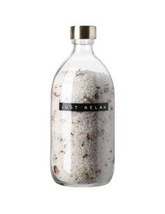 Sale da bagno profumo rosa da 500 ml Wellmark Just Relax