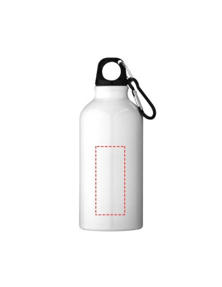 Borraccia sportiva in alluminio con moschettone da 400 ml Oregon