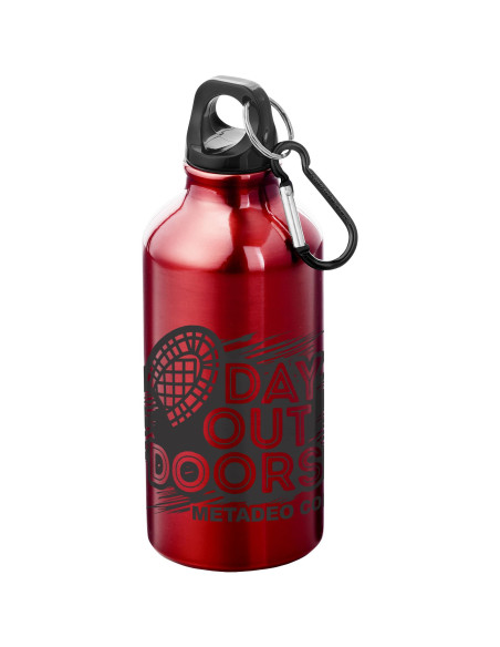 Borraccia sportiva in alluminio con moschettone da 400 ml Oregon