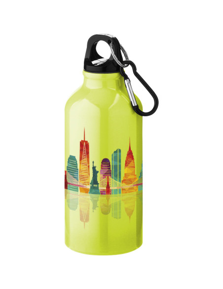 Borraccia sportiva in alluminio con moschettone da 400 ml Oregon
