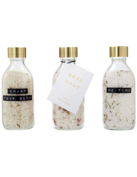 Set regalo di sali da bagno 3 pezzi da 200 ml Wellmark Just Relax