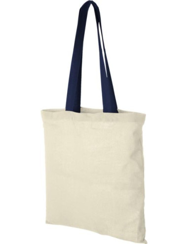 Shopper in cotone 100 g/m² con manici colorati...