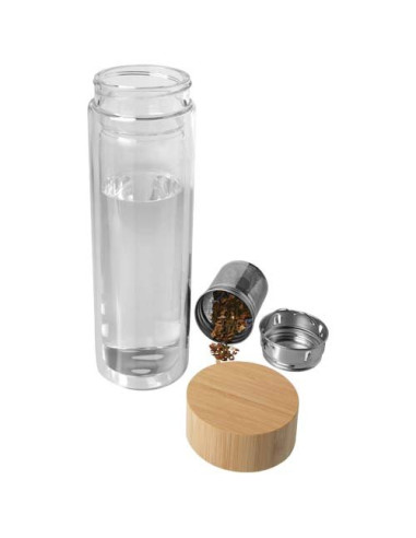 Borraccia con infusore in vetro borosilicato...