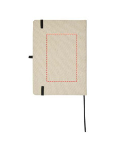Blocco note in cotone biologico con copertina rigida Tutico