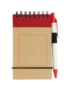 Taccuino riciclato formato A7 con penna Zuse