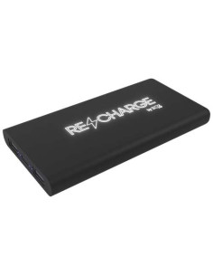 Power bank wireless luminoso in gomma da 10.000 mAh...