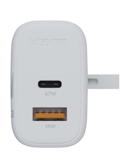 Caricabatterie da parete da 67 W con spina UK Xtorm XEC067G GaN² Ultra