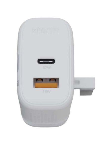 Caricabatterie da parete da 67 W con spina UK Xtorm XEC067G GaN² Ultra